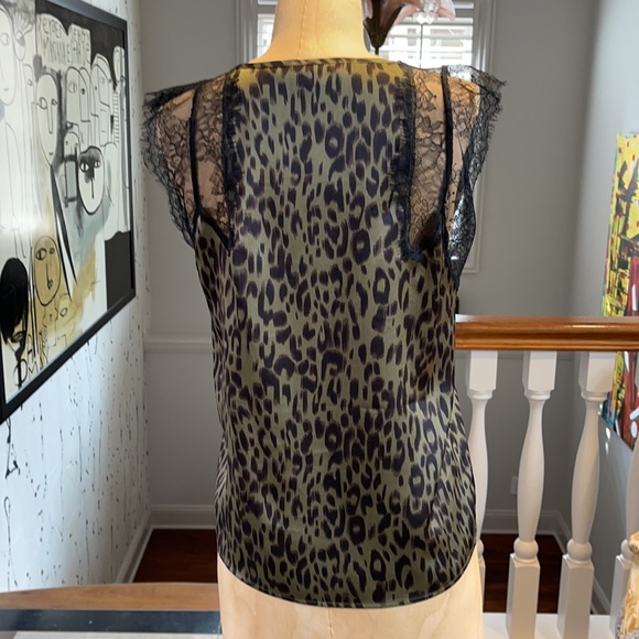 Lovestitch green animal print cami - Picture 2 of 4